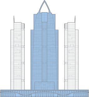 Faros de Panama Torre Central Outline